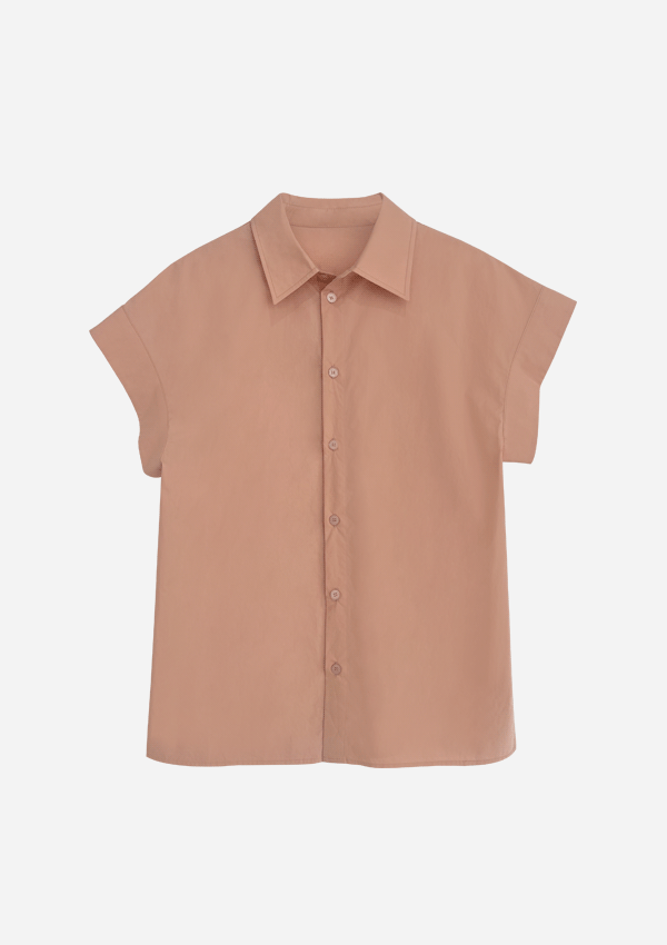 overfit roll-up shirt (2color)