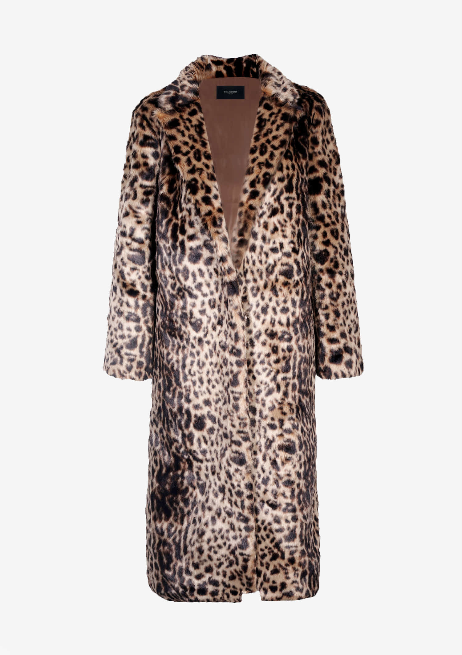 [EXCLUSIVE] Leopard robe Faux fur coat